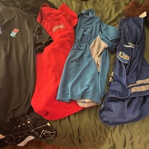 Assorted Branded Polo Shirts - Black, Red, Blue, black